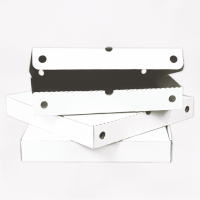 Коробка для пирога 300*300*45 белая. GFR
