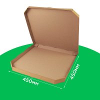 Коробка для піци 450*450*40 бура. IT Коробка для піци 450*450*40 бура. IT