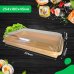 Упаковка для суши 254*180*45 мм с PET-крышкой Упаковка для суши 254*180*45 мм с PET-крышкой