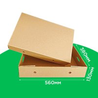 Лоток для мяса 560*380*130 бурый. GFR Лоток для мяса 560*380*130 бурый. GFR