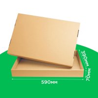 Лоток для м'яса 590*390*70 бурий. GFR Лоток для м'яса 590*390*70 бурий. GFR