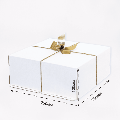 Коробка для чизкейку 250*250*100 біла Коробка для чизкейку 250*250*100 біла